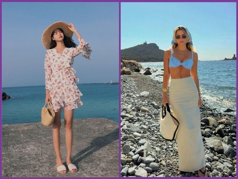 Chân ngắn đi biển mặc gì? Cách lựa đồ đi biển cho nàng nấm lùn