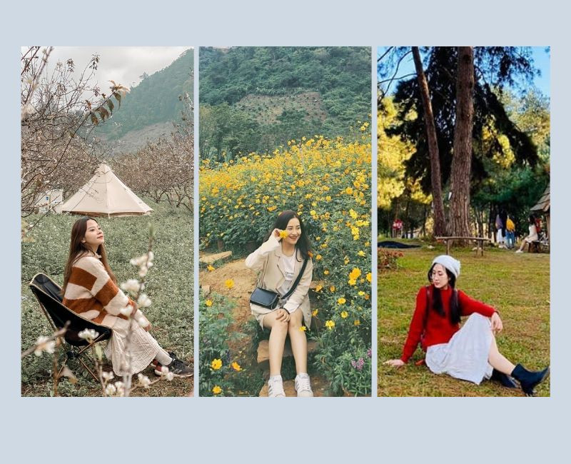 Đi Mộc Châu mặc gì đẹp? Top outfit đi Mộc Châu chill nhất 2025