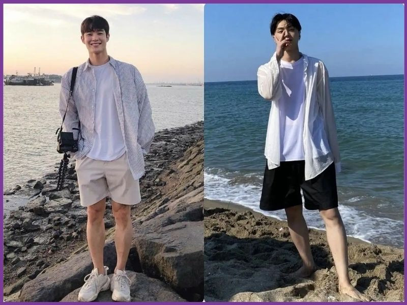 Gợi ý 7+ cách phối đồ đi biển nam đẹp, đơn giản mà chất