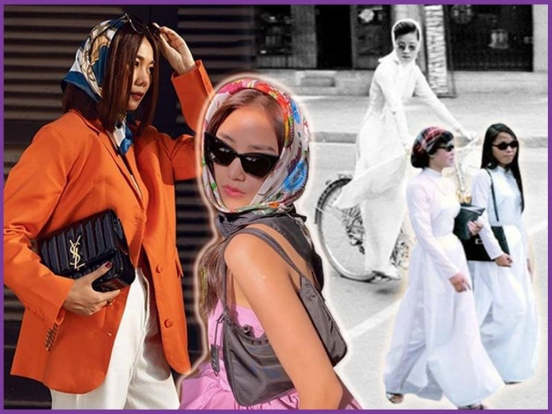 Bật mí bí quyết phối đồ với khăn bandana nữ cho các nàng thơ