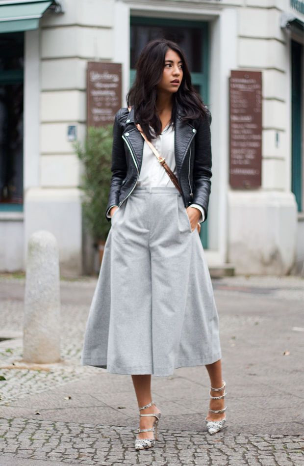 Quần Culottes là gì? Phối đồ với quần ống rộng như thế nào?