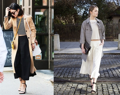 Quần Culottes là gì? Phối đồ với quần ống rộng như thế nào?