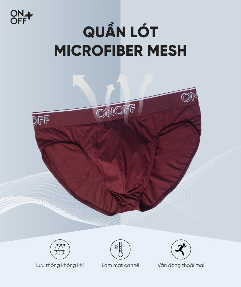 Quần lót nam Microfiber &amp; Modal Air: sự thoải mái cho phái mạnh