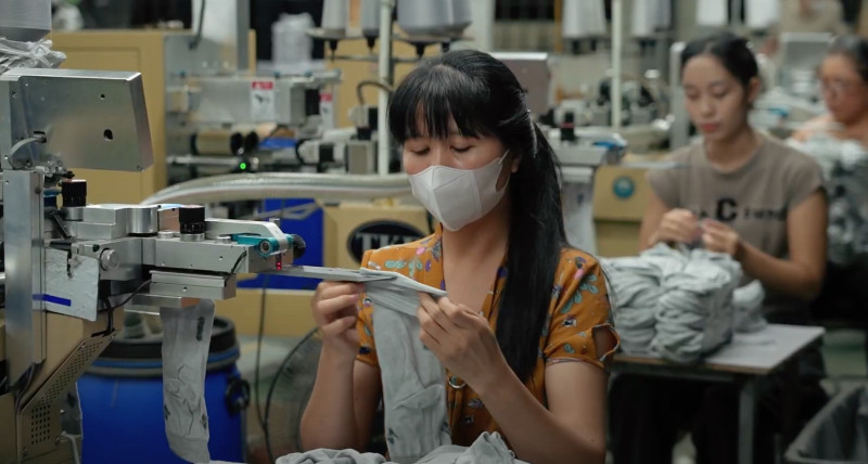 Quy trình sản xuất tất made in Vietnam chất lượng chuẩn quốc tế