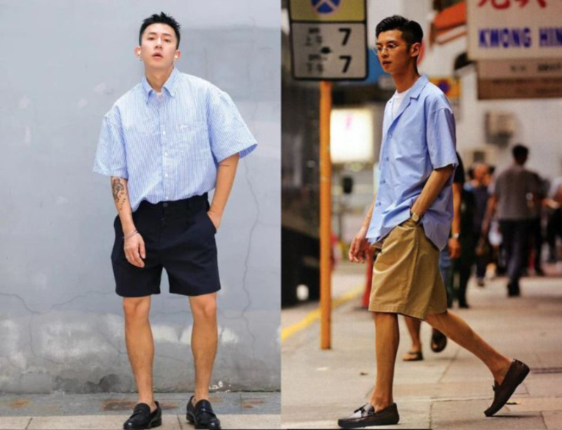 Top 7 cách phối giày với quần short nam trẻ trung, phong cách