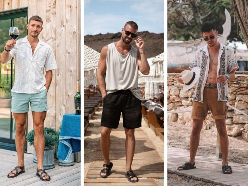 Top 7 cách phối giày với quần short nam trẻ trung, phong cách