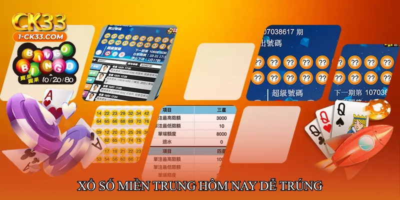 Xổ số miền Trung hôm nay dễ trúng